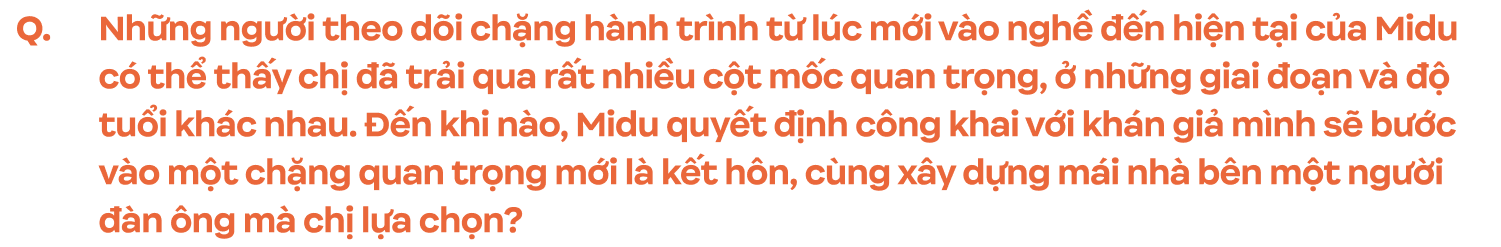 Phỏng vấn Midu sau đám cưới với chàng thiếu gia Minh Đạt