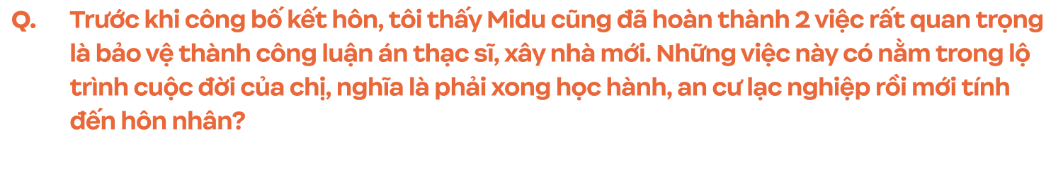 Phỏng vấn Midu sau đám cưới với chàng thiếu gia Minh Đạt