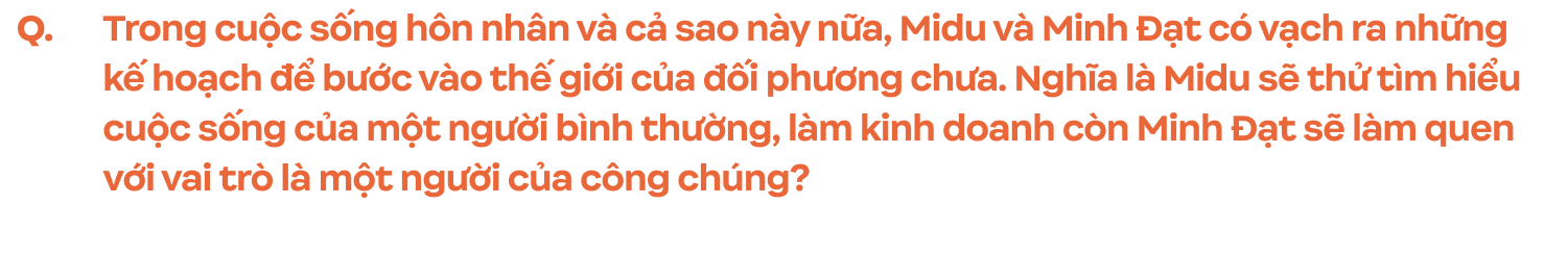 Phỏng vấn Midu sau đám cưới với chàng thiếu gia Minh Đạt