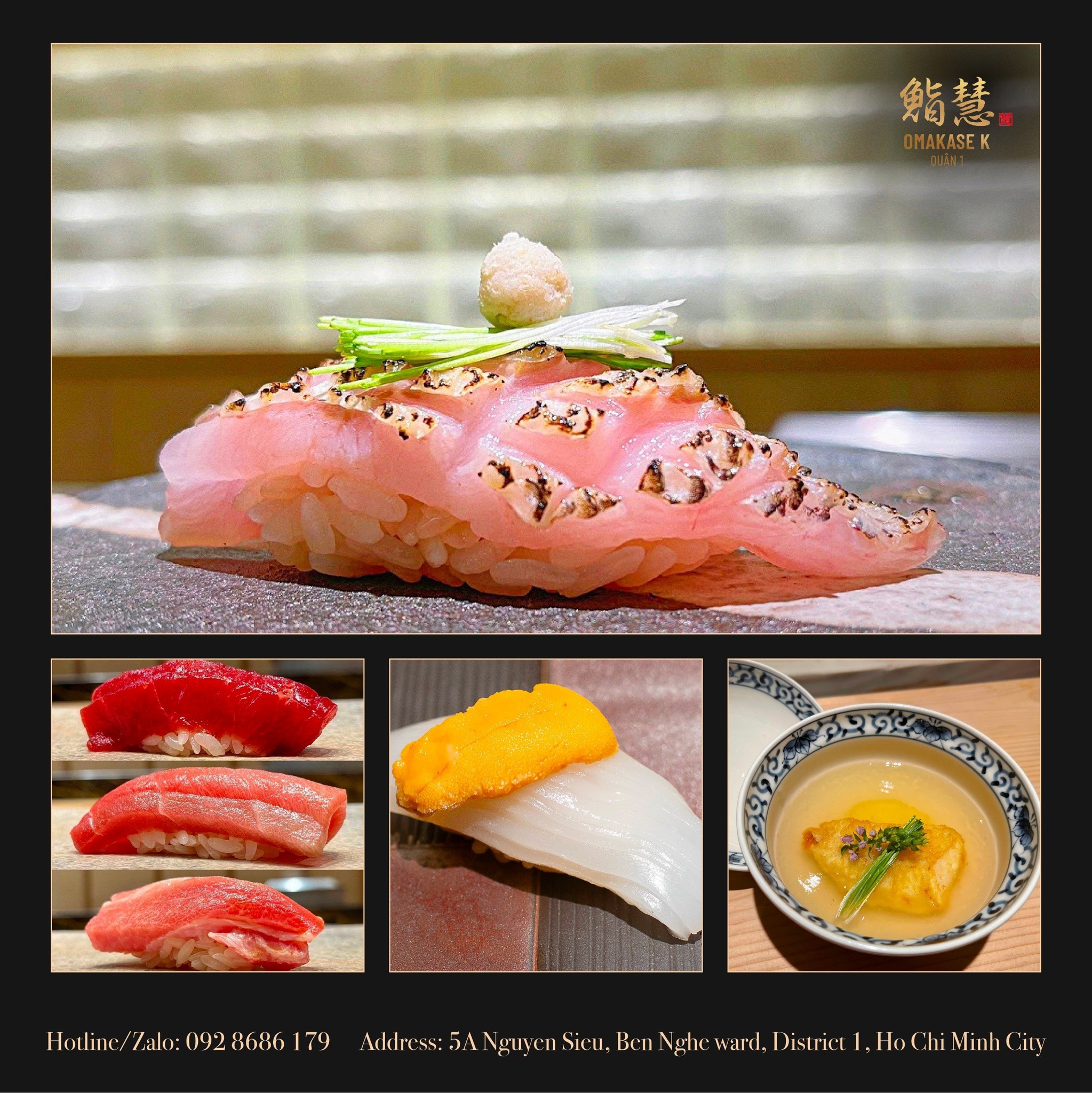 Chinh phục vị giác với 4 địa chỉ Omakase thần thánh tại Sài Gòn
