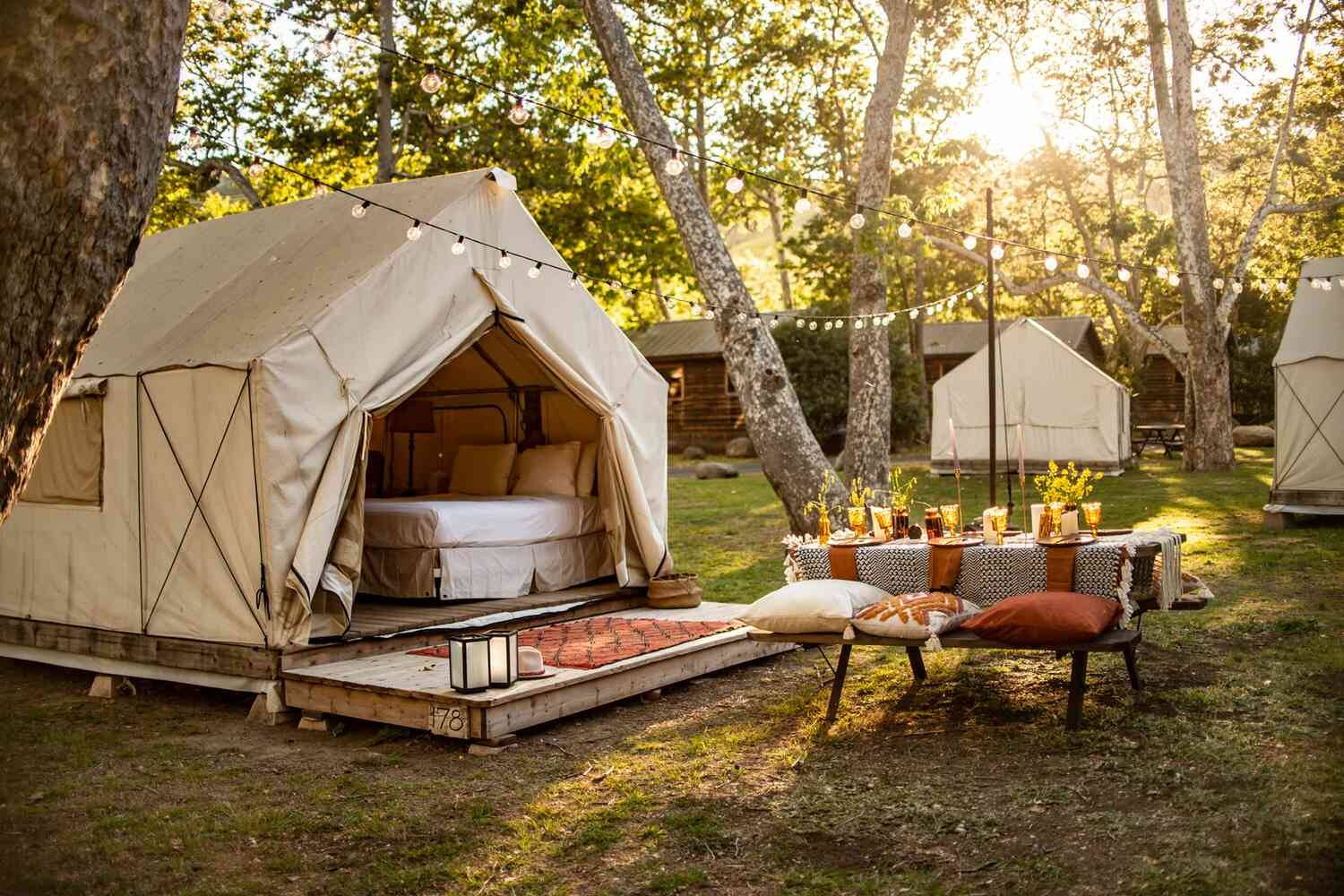 Xu hướng tìm về thiên nhiên trong sự xa xỉ với Glamping