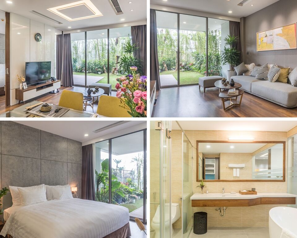 Top các resort biệt thự Flamingo Đại Lải villa sân vườn view hồ đẹp