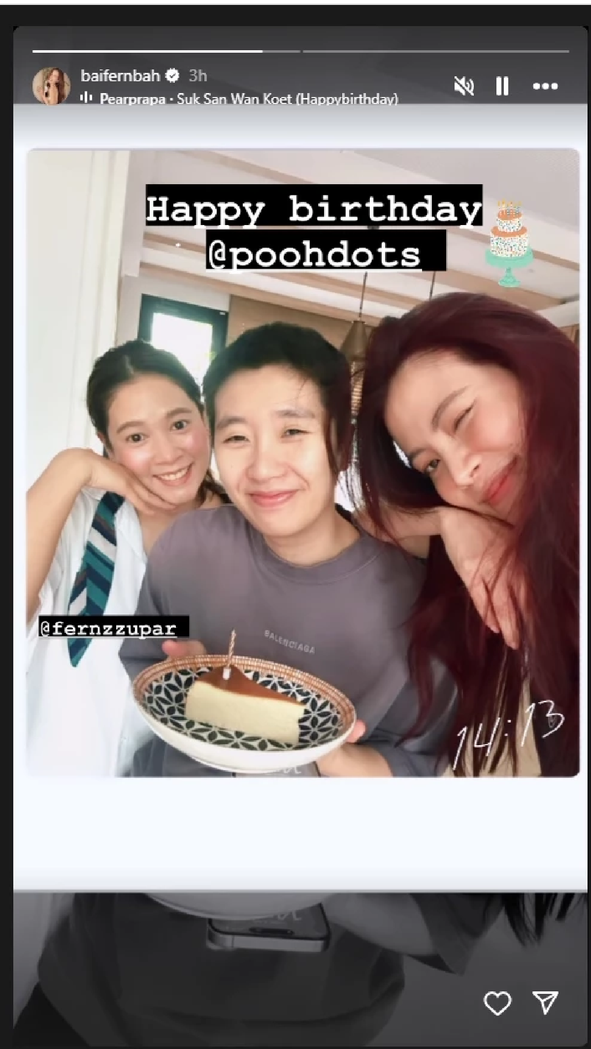 Nine Naphat và Baifern chia tay