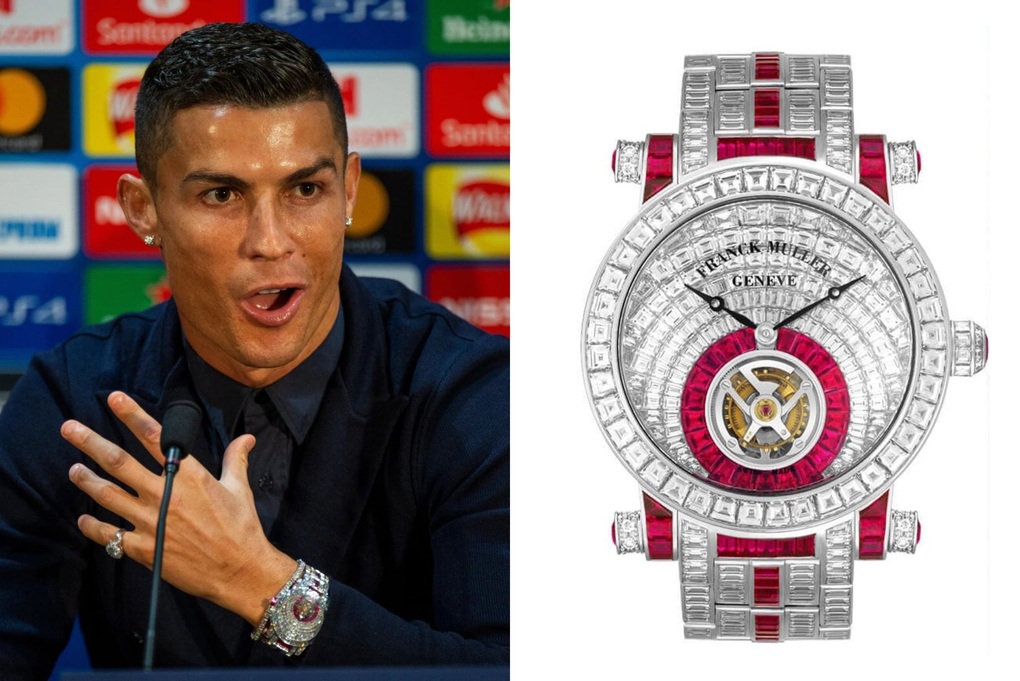 Bóc giá bộ sưu tập đồng hồ tiền tỷ, nạm kim cương của Cristiano Ronaldo