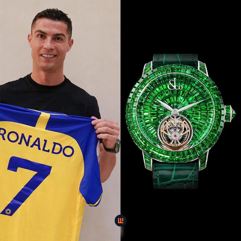 Bóc giá bộ sưu tập đồng hồ tiền tỷ, nạm kim cương của Cristiano Ronaldo