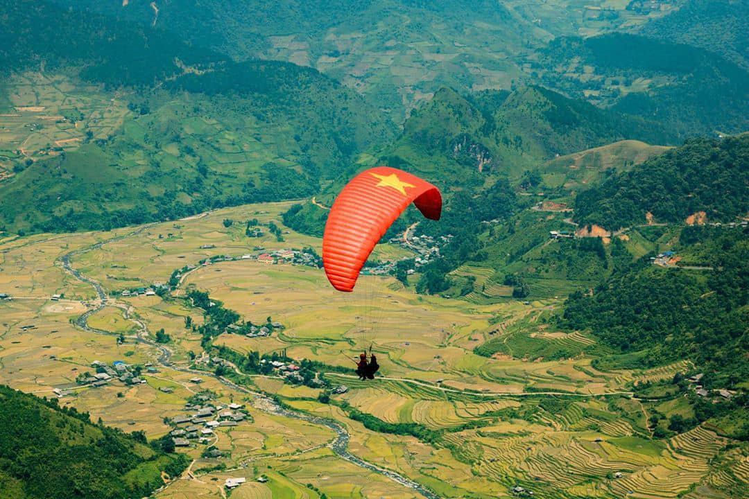 Dù lượn Mù Cang Chải