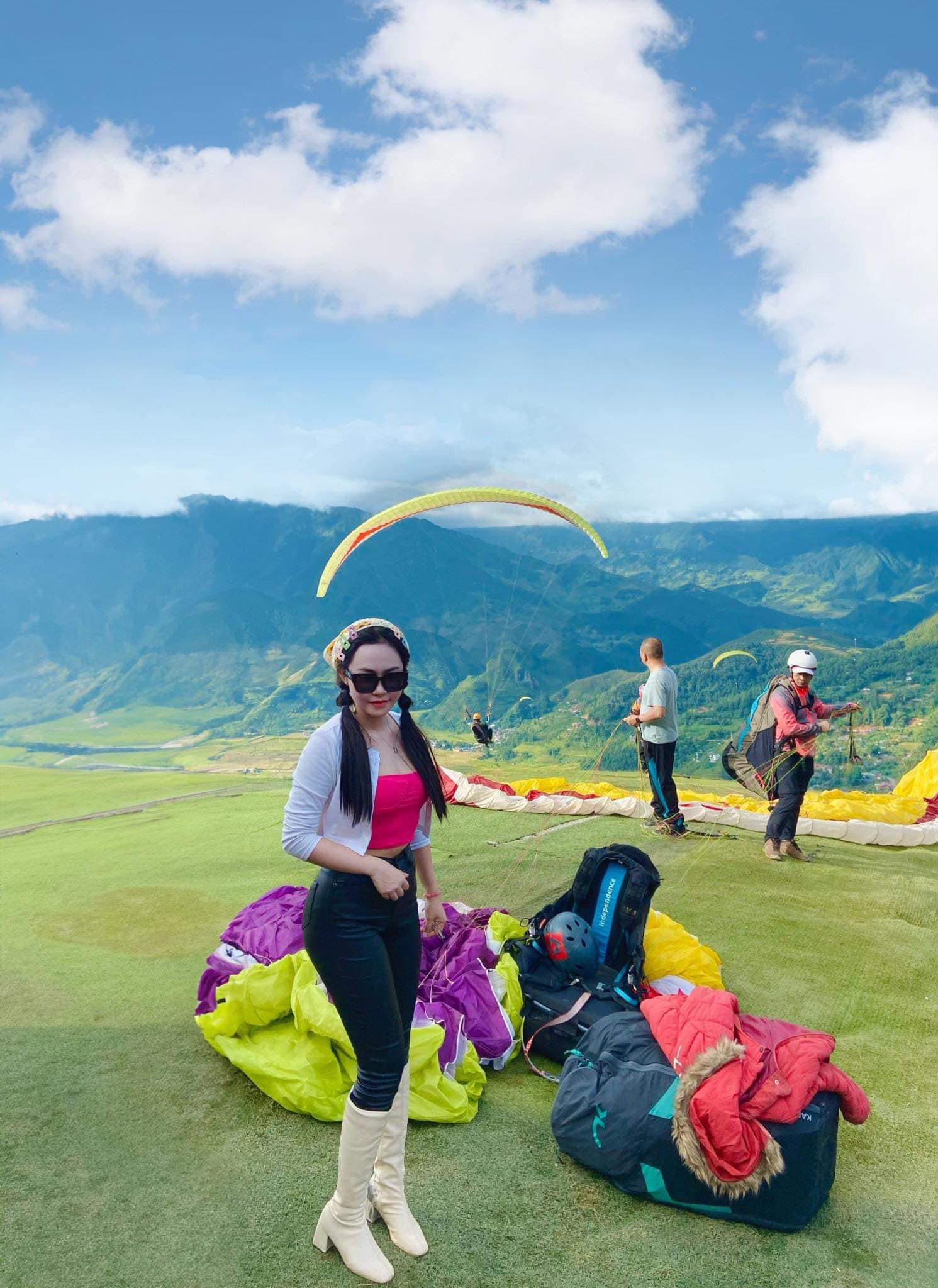Dù lượn Mù Cang Chải