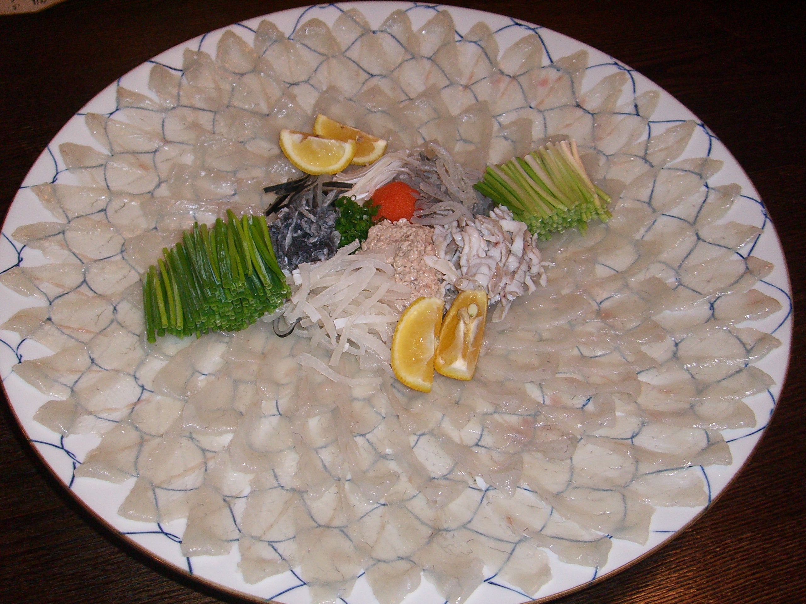 Sashimi cá nóc
