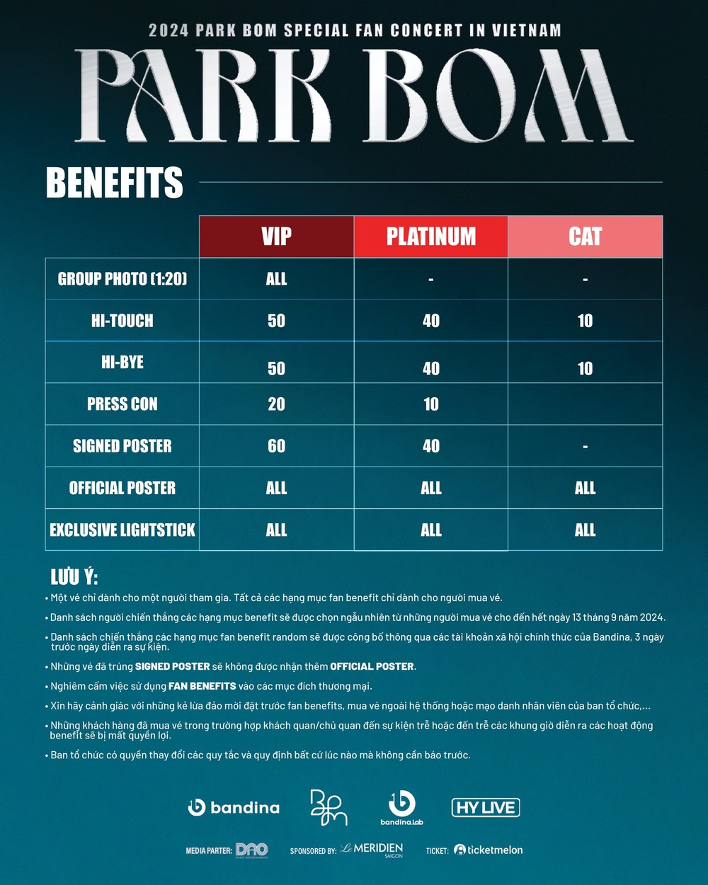 Park Bom đến Việt Nam