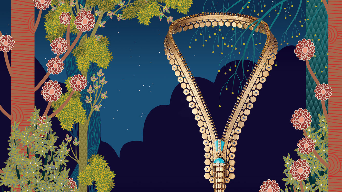 Vòng cổ Zip Necklace hình dây kéo: Đỉnh cao sáng tạo và thủ công của Van Cleef & Arpels