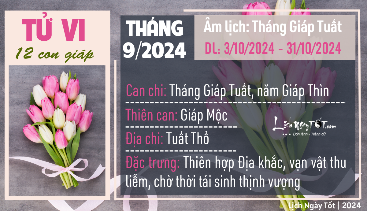 Tử vi tháng 9