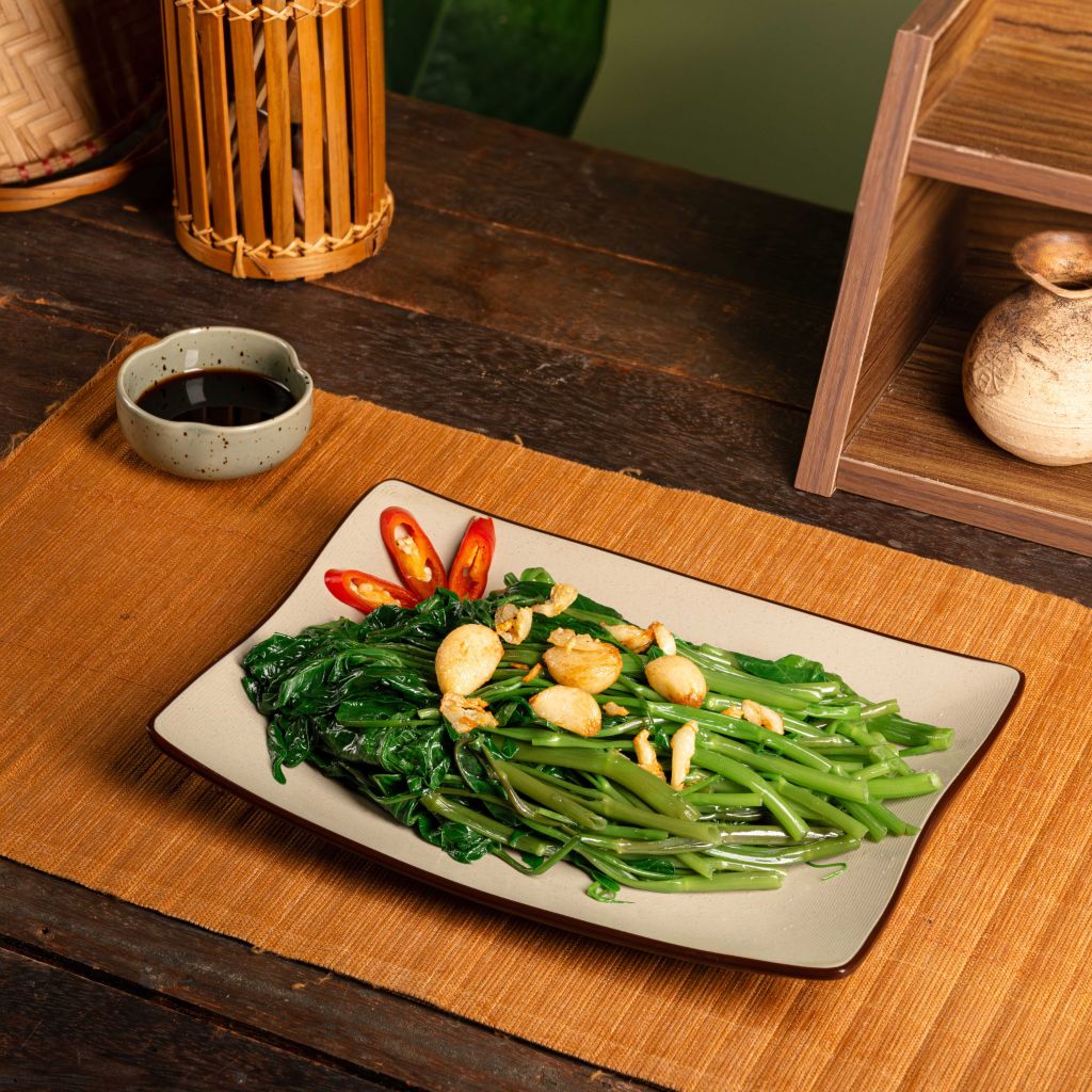 Rau muống xào tỏi