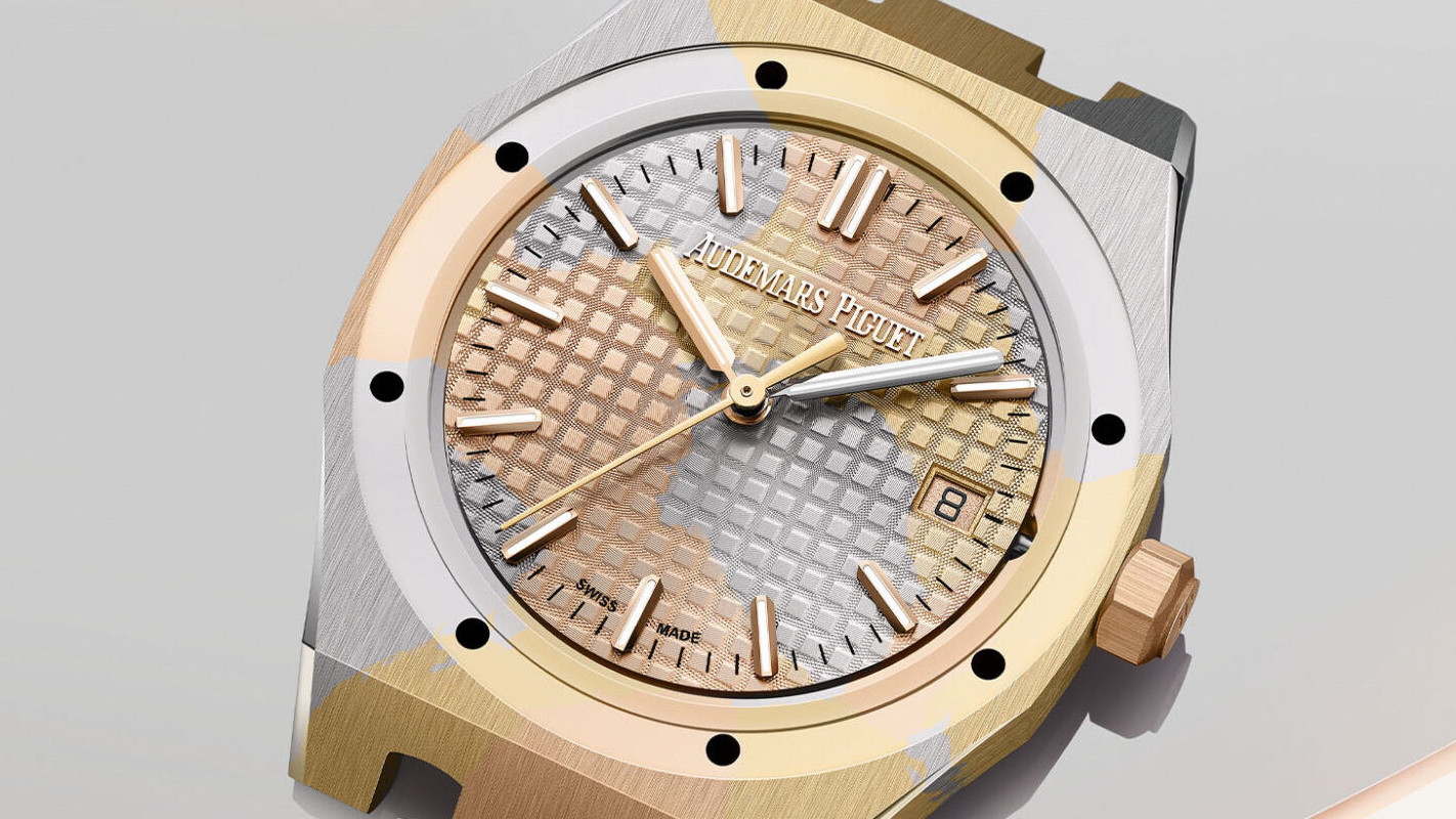 Audemars Piguet giới thiệu chất liệu hợp kim vàng mang họa tiết camo hoàn toàn mới