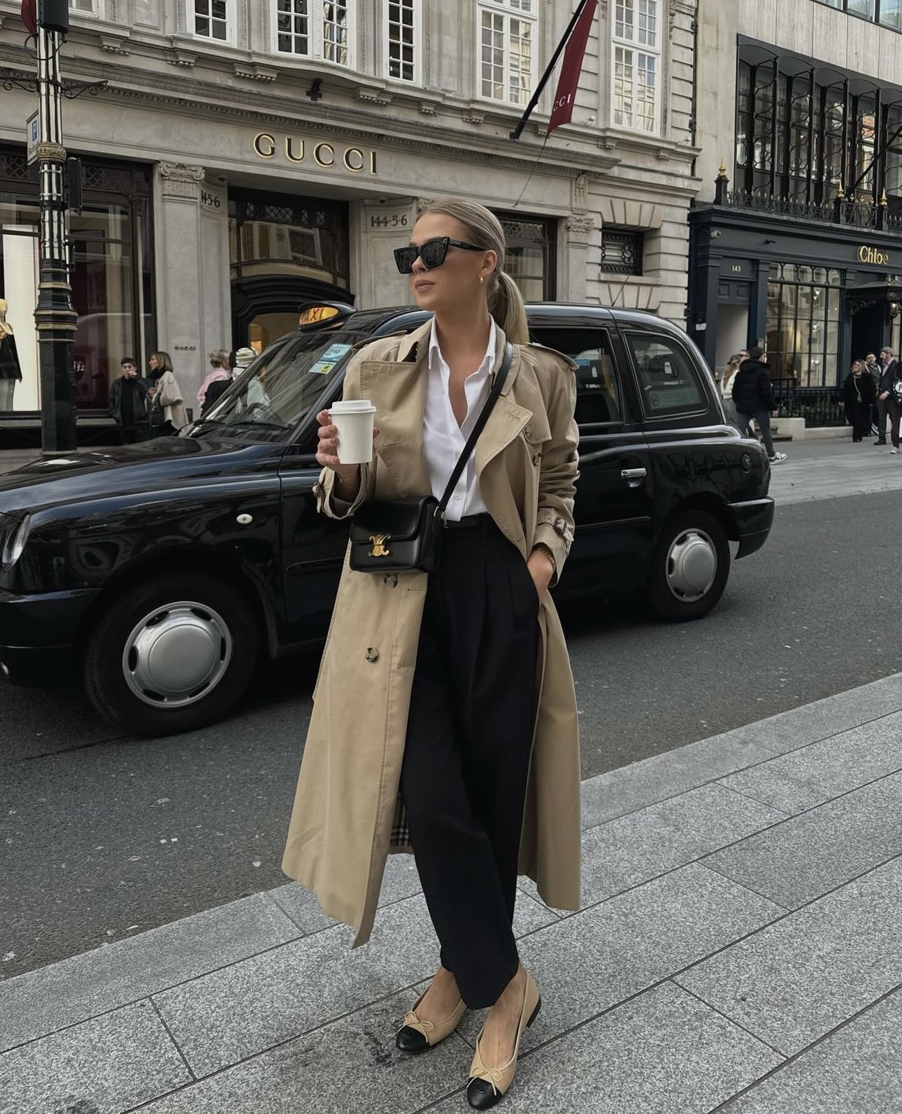 Trench coat dáng dài