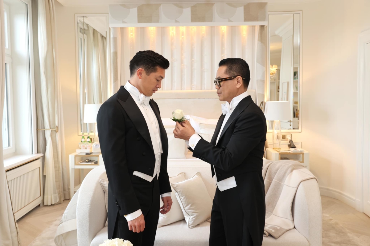 Thái Công kết hôn với bạn trai kém 17 tuổi, tiệc cưới xa hoa diễn ra trong 3 ngày