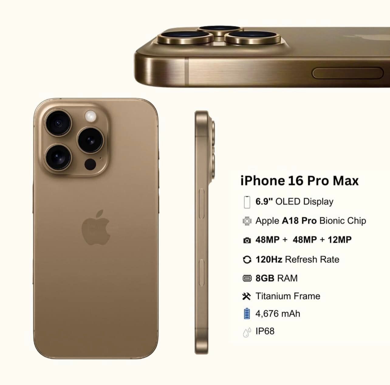 iPhone 16 Pro Max màu mới