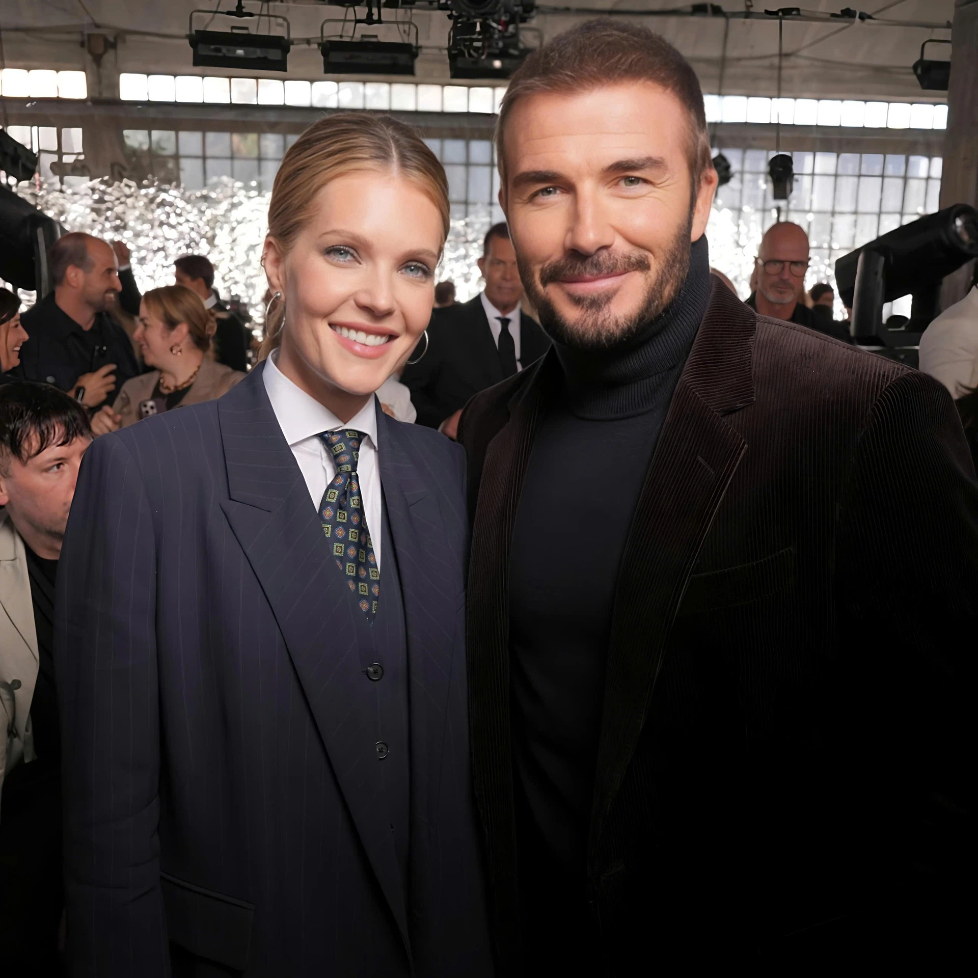 Lương Thuỳ Linh dự sự kiện Boss cùng David Beckham và dàn sao quốc tế