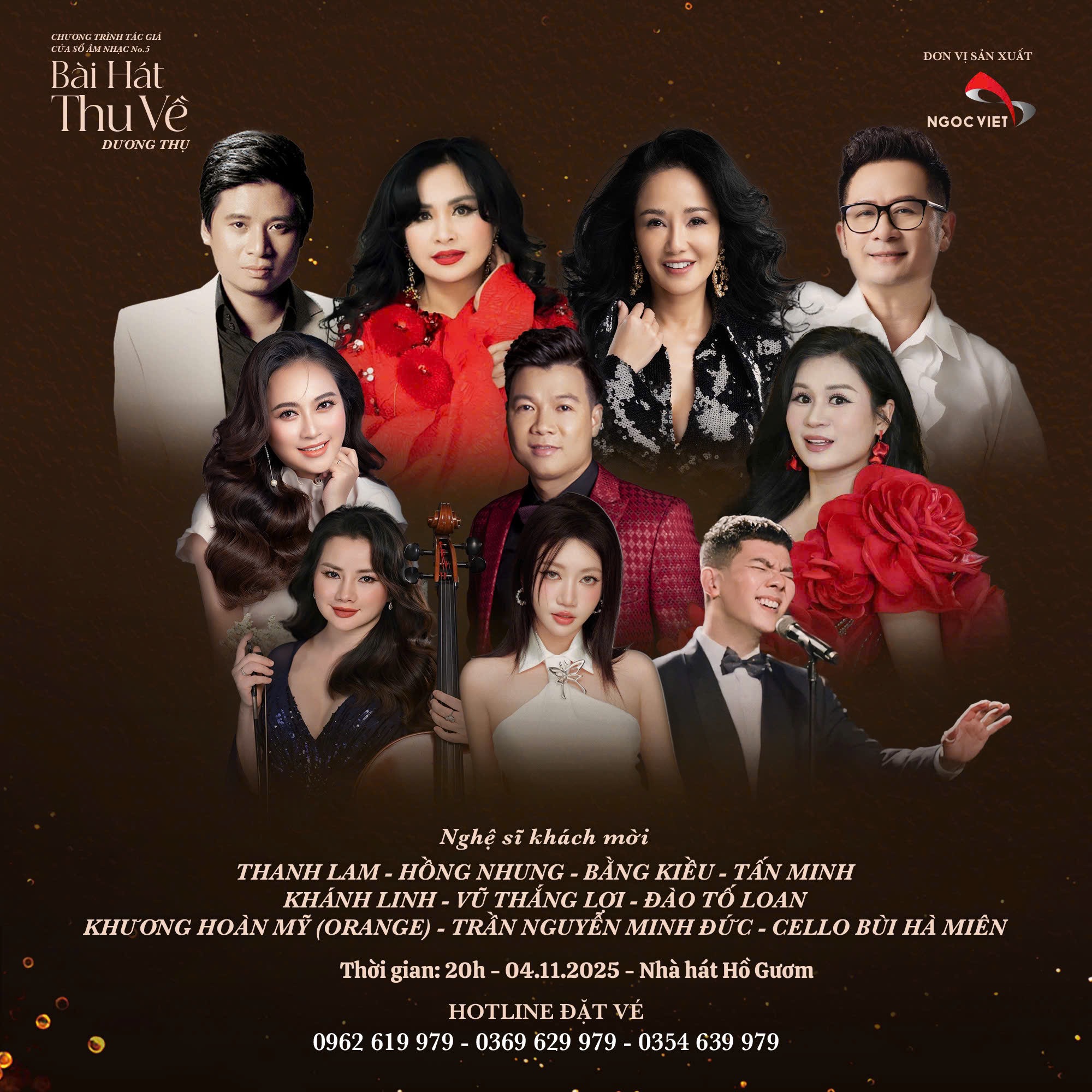 Khung trời hoài niệm trong live concert Dương Thụ Bài hát Thu về