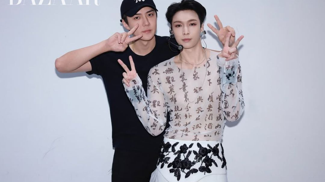 Các thành viên EXO hội ngộ tại concert của Trương Nghệ Hưng
