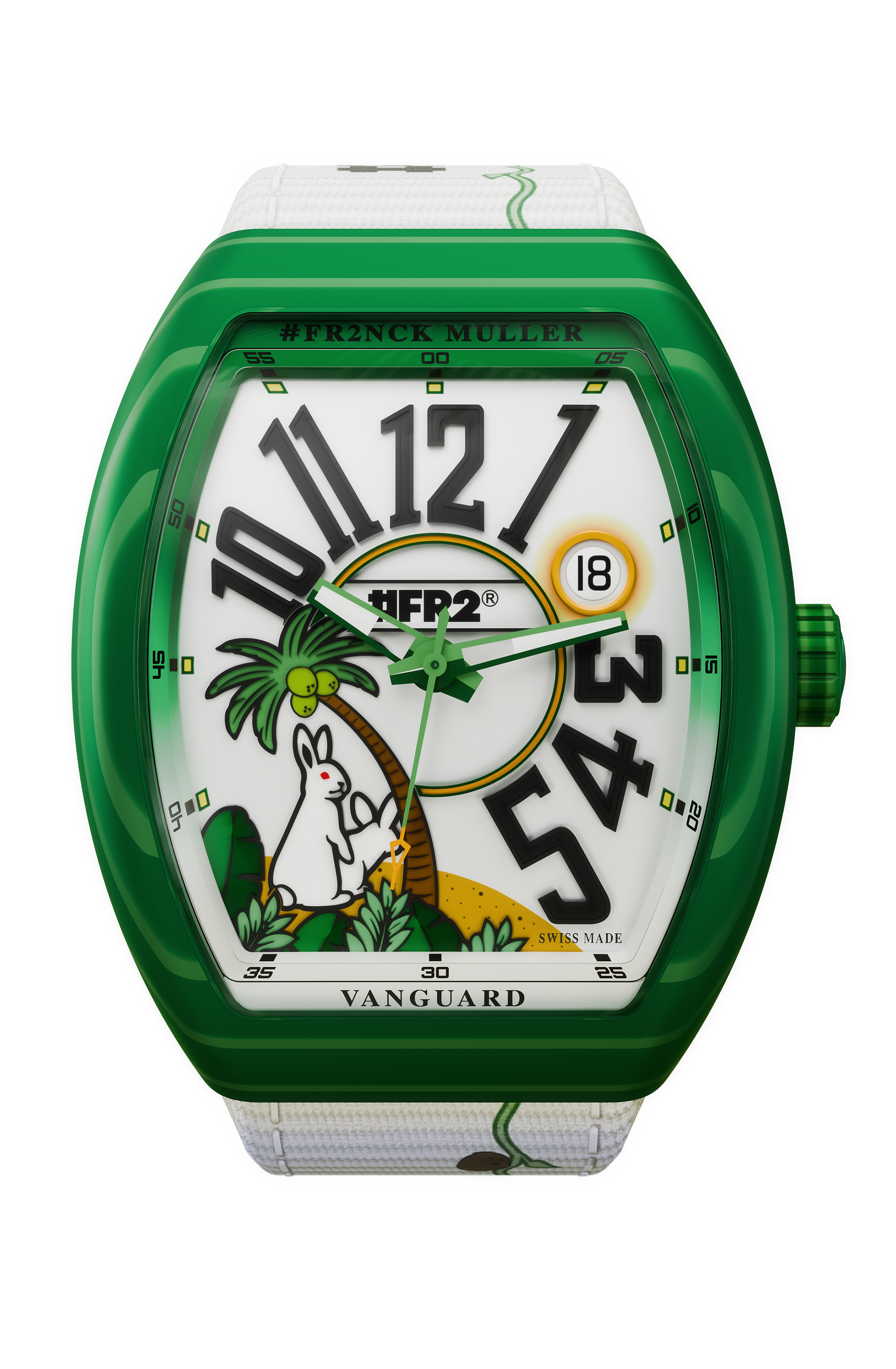 Franck Muller & #FR2 mở rộng sự hợp tác với bộ sưu tập phiên bản giới hạn#FR2NCK MULLER Muller Vanguard Beach