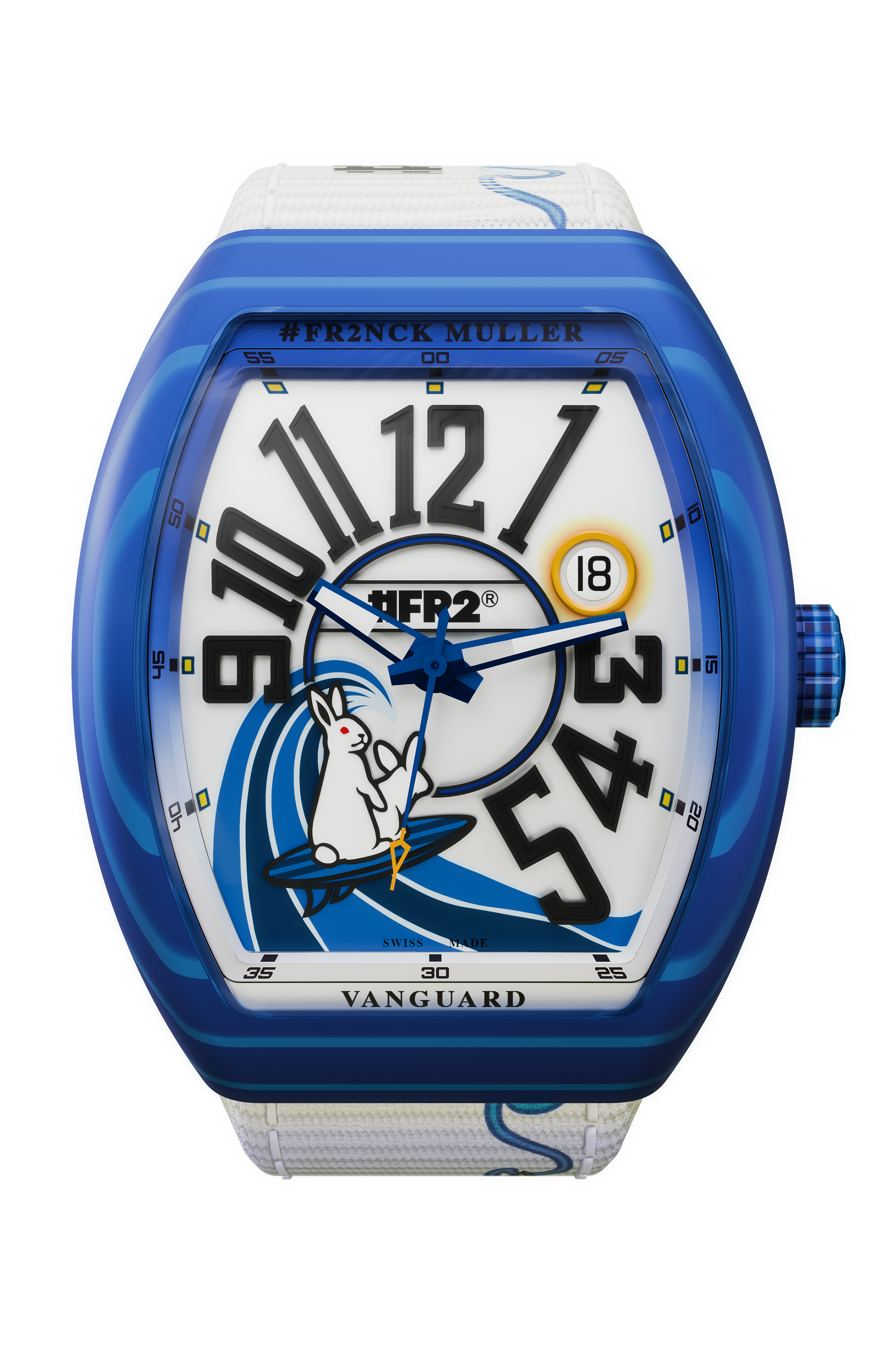 Franck Muller & #FR2 mở rộng sự hợp tác với bộ sưu tập phiên bản giới hạn#FR2NCK MULLER Muller Vanguard Beach