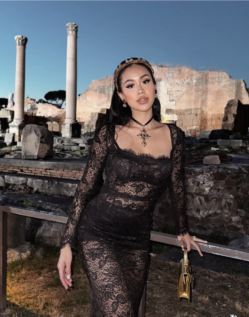 Tiên Nguyễn quyến rũ tại Rome trong chuỗi sự kiện của Dolce & Gabbana