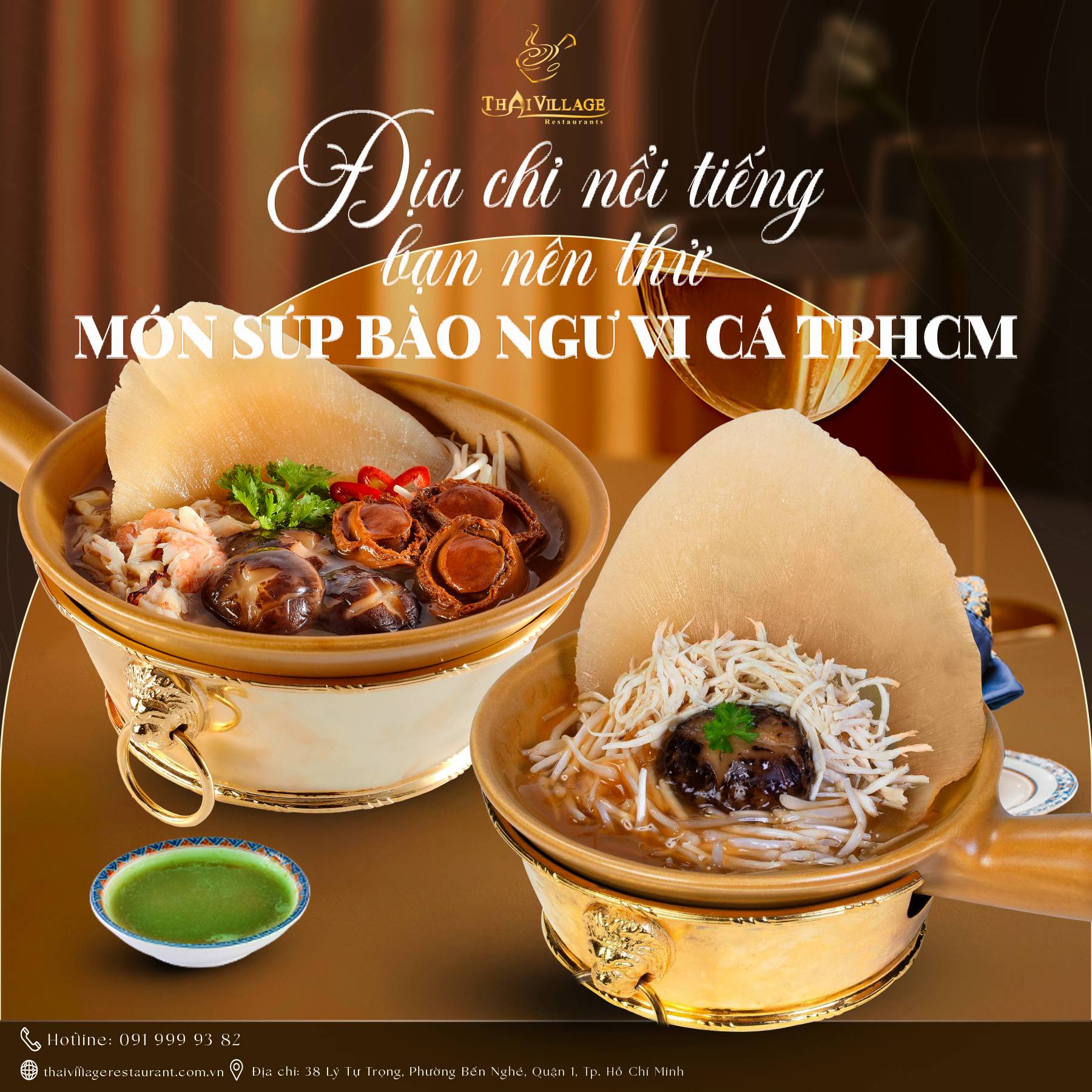 Địa chỉ nổi tiếng bạn nên thử món súp bào ngư vi cá TPHCM